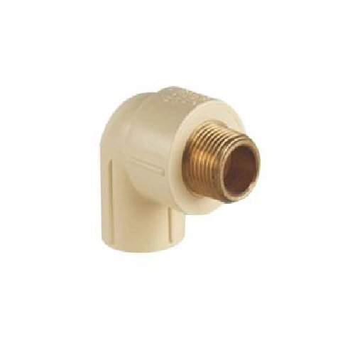 Ashirvad Flowguard Plus CPVC Brass Elbow Long 3/4x1/2 Inch, 2229102